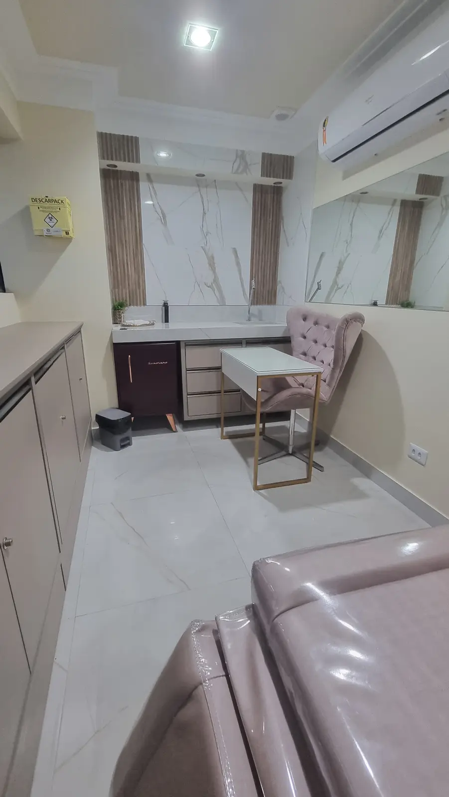 Consultório Una CWK — detalhe do espaço interno